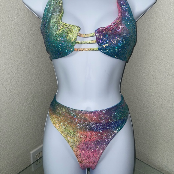 Metallic Multi Color Swim💎💖✨ - Picture 2 of 3